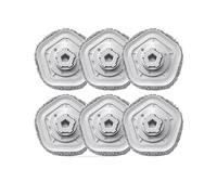 Pièces De Rechange For Tampon En Tissu Vadrouille À Brosse Latérale Principale, Compatibles Avec Dreame Bot W10 / PRO, Accessoires For Aspirateur Robot(6pc mop)