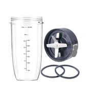 Pièces De Rechange For Tasse Et Lame De Mélangeur, Tasse De 32oz Et Lame D'extraction Compatibles Avec Les Séries NutriBullet 600W/900W