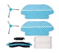 Pièces de rechange haute performance, y compris brosse à rouleau, filtre à brosse latérale et chiffons de nettoyage compatibles avec Cecotec pour modèles Conga 3290 à 7090, y compris pour la version
