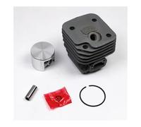 Pièces de rechange Kit de cylindre Poston d'alésage 48 mm 50 mm 52 mm for moteur de tronçonneuse à essence H-SQVARNA 61 268 272 272K 272XP 503758172(HUS61 48mm)