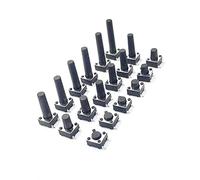 Pièces de rechange Micro-interrupteur à bouton-poussoir Tactile Tact SMT 6 * 6 * 4.3/5/6/7/8/9/10/11/12/13/14/15/16/17/18/19/20/21/21/22 /23/24/25MM 6x6 SMD (Color : 9h, Size : 22H)