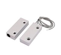 Pièces de rechange Paire de sécurité électronique roulante, interrupteur de porte en métal à roseaux magnétiques, accessoire de sécurité d'alarme