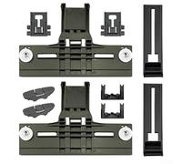 Pièces de rechange pour ajusteurs de panier supérieur de lave-vaisselle W10350375 et W10712395, 25 x 14 x 6 cm