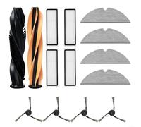 Pièces de rechange pour aspirateur Dreame D20 Pro / D20 ProPlus / RLD43SA - Brosse à rouleaux, brosses latérales, filtres HEPA et chiffons en microfibre