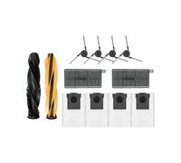 Pièces de rechange pour aspirateur Dreame pour X50 Pro 10 Ultra Kit d'accessoires comprenant brosses principales, brosses latérales, filtres HEPA et sacs à poussière de grande capacité
