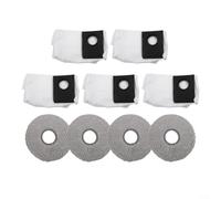 Pièces de rechange pour aspirateur Eureka J15 Max Ultra Robot Vadrouille Chiffons Sacs à poussière Kit de nettoyage à domicile