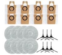 Pièces de rechange pour aspirateur robot JONR P20 PRO - Kit de rechange pour sac à poussière, brosse latérale, serpillère (B)