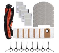 Pièces de rechange pour aspirateur robot Monsga MS1 Max, brosse latérale de rechange avec filtre HEPA, chiffons lavables, sacs à poussière de 3,3 l et brosse principale de nettoyage (B)