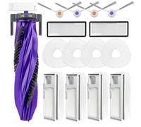 Pièces de rechange pour aspirateur robot Narwal Freo X Ultra, 1 brosse principale, 4 brosses latérales, 2 filtres HEPA, 4 sacs à poussière, tampons de serpillère