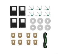 Pièces de rechange pour aspirateur robot Roomba Plus 415X Combo/415 Combos | Filtres à brosse principale, sacs à poussière, kit de chiffon, compatible avec 515 Combo/575 Combo/516 Combo/576 Combos (B)