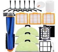 Pièces de rechange pour aspirateur robot Shark AV2610WA RV2610WA Matrix Plus 2 en 1, 1 brosse principale, 3 filtres, 3 serpillères, 6 brosses latérales, 1 pré-filtre, 1 filtre et 1 filtre pré-moteur