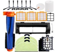 Pièces de rechange pour aspirateur robot Shark AV2610WA RV2610WA Matrix Plus 2 en 1, 1 brosse principale, 3 filtres, 3 serpillères, 6 brosses latérales, 1 pré-filtre, 1 housse de rouleau, 1 filtre et