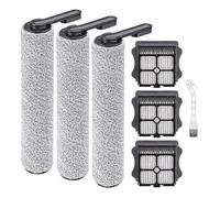 PièCes de Rechange pour Aspirateur Sans Fil Tineco Floor ONE S5/Floor One S5 Pro 2, 3 Rouleaux de Brosse, 3 Filtres HEPA