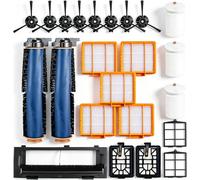 Pièces de rechange pour aspirateur Shark UR2360S UR2360 UR2360EEUS Ultra Robot Kit d'accessoires : 2 brosses rouleau principales/1 couvercle, 5 filtres HEPA, 3 mousses, 2 filtres primaires, 8 brosses