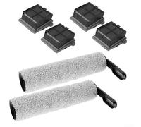 Pièces de rechange pour aspirateur Tineco, pour aspirateur IFloor 5 Breeze, 4 filtres et 2 brosses à roulettes, kit d'accessoires efficace pour enlever la poussière