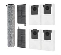 Pièces de rechange pour aspirateurs robot Dreame for x50 Pro/AQUA 10 ULTRA - Comprend 1 brosse rouleau principale, 4 sacs à poussière, 2 filtres HEPA
