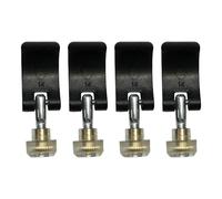 Pièces de rechange pour bâtons de randonnée - Boucle de verrouillage réglable, pince de serrage durable | Boucle de fixation à dégagement rapide avec vis, connecteur à écrou antidérapant, outil de