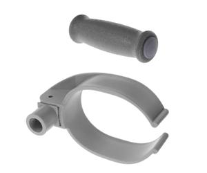 Pièces de Rechange pour Béquilles de Marche Plastique Appui-coude Ouvert | Structure Modulaire sans Outil, Surface Antidérapante Texturée, pour Aides à Marche et Rééducation en Hôpital