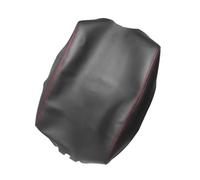 Pièces de rechange pour boîte de rangement d'accoudoir Housse De Siège De Banquette En Cuir Microfibre Pour Console Centrale De Voiture, Pour Nissan Pour Titan 2004-2014(Red line)