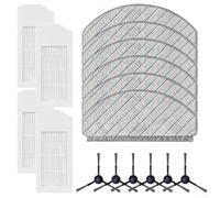 Pièces de rechange pour Bosch Spotless + Bcrd1w Bcrc1w et Spotless Advanced + Bcrd2w Bcrc2w avec filtre à franges et brosses latérales (B)