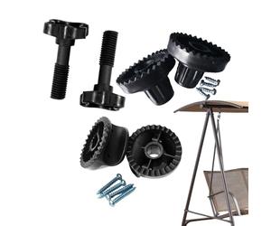 Pièces de rechange pour cadre d'auvent - 1 ensemble, support antirouille multi-nœuds pour balançoires de jardin, hamacs et chaises suspendues, assemblage facile, raccords d'auvent d'extérieur pour