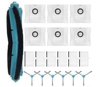 Pièces de rechange pour Cecotec 9590, accessoires pour aspirateur robot 9990 AI, kit de sacs filtrants à brosse latérale principale, papier filtre en plastique nylon, tissus non tissés
