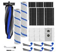 Pièces de rechange pour Ecovacs pour deebot T90 X12 Pro pour omni - Ensemble de tampons de balai à franges avec brosse latérale principale (B)