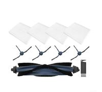 Pièces de rechange pour Eufy G50 pour Hybrid L60 pour aspirateurs hybrides SES, comprend une brosse principale en caoutchouc, 4 brosses de bord, 4 filtres haute efficacité et une brosse de nettoyage