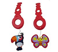 Pièces de rechange pour Jumperoo Fisher-Price FFJ00 ~ Centre d'activités pour bébé ~ Jouets de rechange à suspendre ~ Toucan et papillon