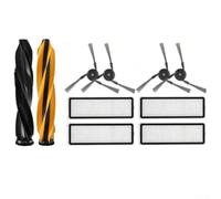 Pièces de rechange pour kit d'aspirateur Dreame D20 Pro Plus | 1 paire de brosses principales, 4 brosses latérales, 4 filtres, efficacité de nettoyage optimale, ajustement parfait