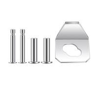 Pièces de rechange pour la fermeture de porte en acier inoxydable avec broches de plaque de montage Dispositifs de protection Ajustement générique pour l'entretien et l'alignement de l'écran. Outil