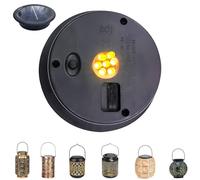 Pièces de rechange pour lampes solaires - Couvercle de rechange - 10,5 cm - Ampoules solaires pour l'extérieur - Avec LED claires - Étanche IP65 - Pour lanterne, décoration de jardin