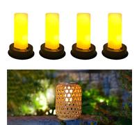 Pièces de rechange pour lampes solaires de 7,5 cm - Pour l'extérieur - Blanc chaud - 1,2 V - 600 mAh - Pour décoration de jardin - Panneaux solaires de rechange pour lanterne de terrasse
