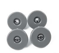 Pièces de rechange pour lave-vaisselle AEG pour Zanussi Electrolux - Roues en plastique gris foncé 40 x 40 x 8 mm