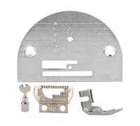 Pièces de rechange pour machine à coudre Precisions, ensemble de 4 pièces avec à aiguille en métal, chiens d ' alimentation et pied-de-biche pour réparer les pièces de machine à coudre en métal