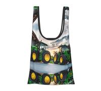 Pièces de rechange pour machines agricoles, sac d'épicerie pliable, réutilisable, sac de courses léger pour les courses, les voyages, la plage, sac fourre-tout compact respectueux de l'environnement