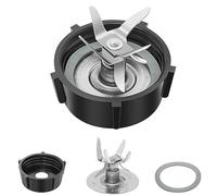 Pièces de rechange pour mixeur Oster - Lame en acier inoxydable à 6 points avec capuchon de base de bocal et 1 joint torique pour mélangeur Oster et Osterizer Pièces de rechange Kit de
