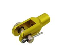Pièces de rechange pour motos Pour tige de frein arrière CNC, fourche de connexion, écrou de réglage de chape pour moto tout-terrain 50 70 90 110 125 140 150 160 180 190 cc Réparations faciles(Gold)