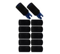 Pièces de rechange pour nettoyeur de piscine, 2 Tail Sweep Pro avec 10 brosses en mousse, nettoyeur de piscine Tail Sweep Pro avec récureur, compatible avec Polaris 180 280 360 380 480 3900 Sport