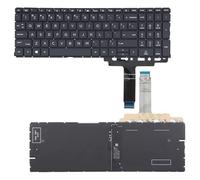 Pièces de Rechange pour Ordinateur Portable WJH pour HP Probook 450 G8 455 G8 455R G8 650 G8 HSN-Q27C HSN-Q31C Version US Clavier avec rétroéclairage Claviers de Remplacement