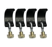 Pièces de rechange pour pole de trekking - Clip de verrouillage réglable - Pince de raccordement pour broche de randonnée - Pièce de réparation portable avec verrouillage de fixation sécurisé pour sac