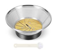 Pièces de rechange pour presse-agrumes Panier filtrant en maille avec lame revêtue de titane Compatible avec Breville Juice Fountain modèles JE95XL, JE98XL, BJE200XL, JE900 avec brosse sans raccord