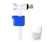 Pièces de rechange pour réservoir de chasse d'eau - Robinet flotteur - Valve de remplissage universelle - Pièces de rechange - Économie d'eau - Silencieux - Pour réservoir en plastique et céramique