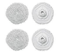 Pièces de rechange pour robot aspirateur Dreame Bot W10 / W10 Pro - Accessoires de rechange - 4 têtes de rechange