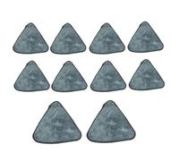 Pièces de Rechange pour Serpillière Ménagère, Chiffon de Nettoyage Triangle Lavable et Réutilisable, Tête de Nettoyage Facile à Fixer, Pour Sols, Parquet, Maison, Poussière, Salle de Bain, Cuisine, Sa
