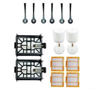 Pièces de rechange pour Shark AI pour aspirateur robot Ultra 2 en 1 RV2600WSEU RV2500SEU - 16 pièces kit d'accessoires avec filtres brosses latérales filtre coton