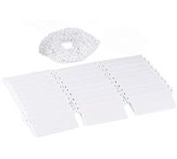 Pièces de rechange pour store vertical - 89 mm et 127 mm - Poids, crochets supérieurs, supports, clip de sécurité - 20 poids inférieurs pour 89 mm et 5 m de chaîne