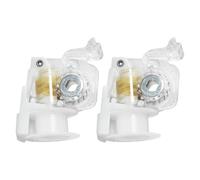Pièces De Rechange pour Stores Horizontaux,Mécanisme D'Inclinaison pour Stores Métalliques À Tige Hexagonale 2 Pièces - avec Lignes Fines Transparentes, Télécommande Plate Silencieuse pour Bricolage
