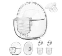 Pièces de rechange pour tire-lait portable, gobelet collecteur de lait, compatible avec le tire-lait portable S32, comprend une valve à bec de canard, une bride de 24 mm, un diaphragme en silicone, un
