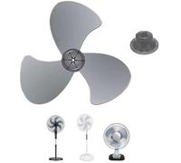 Pièces de rechange pour ventilateur, Accessoires électriques universels 40,6 cm avec cache-écrou, Pales de rechange pour ventilateur sur pied, pour Intérieur Maison Chambre Bureau Cuisine Extérieur Ca